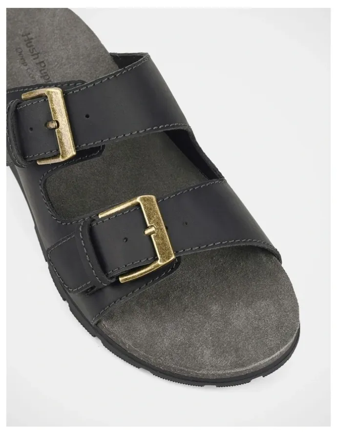 Hush Puppies Salton Sandals in Black