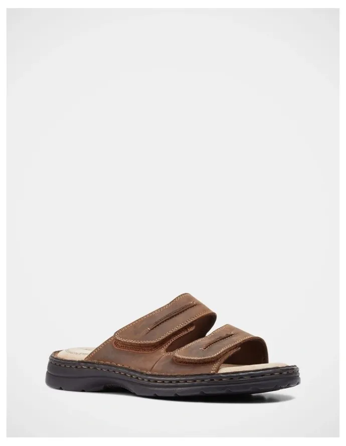 Hush Puppies Slider Sandals in Brown