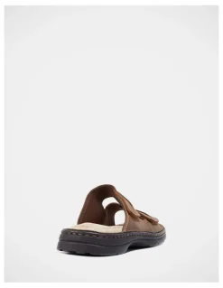 Hush Puppies Slider Sandals in Brown