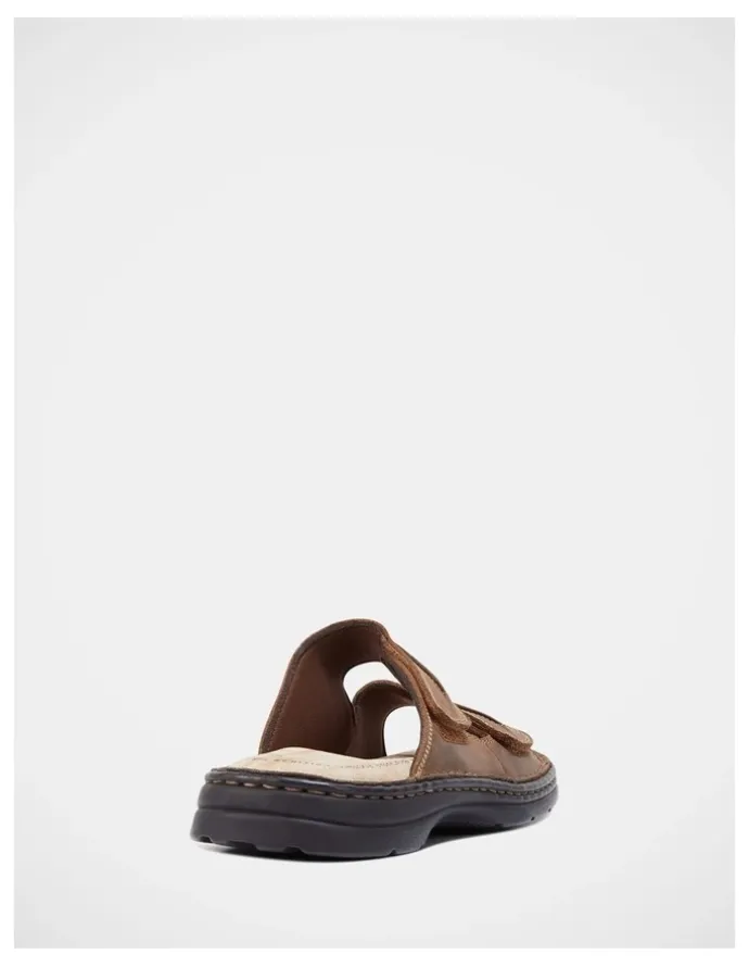 Hush Puppies Slider Sandals in Brown