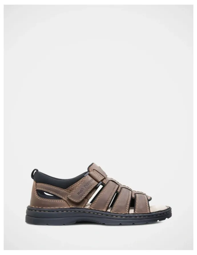 Hush Puppies Spartan Closed Back Sandal in Brown