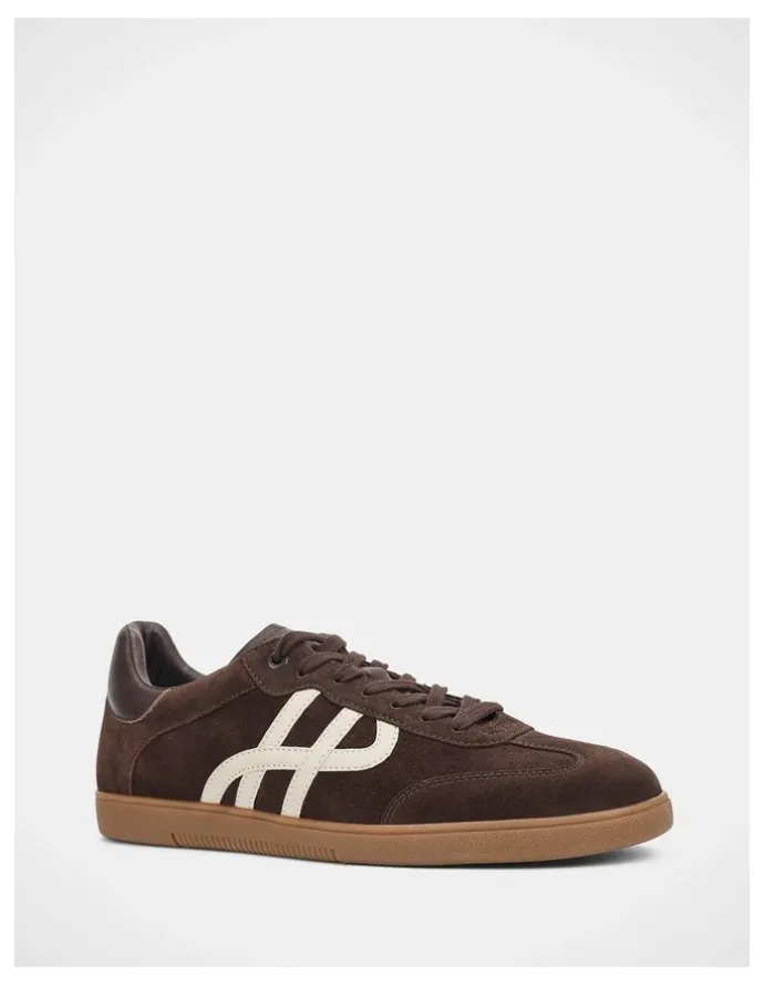 Hush Puppies Trackside Sneakers in Ground Coffee