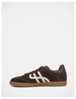 Hush Puppies Trackside Sneakers in Ground Coffee