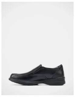 Hush Puppies Transit Slip-On in Black