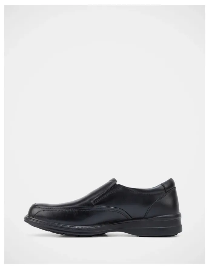 Hush Puppies Transit Slip-On in Black
