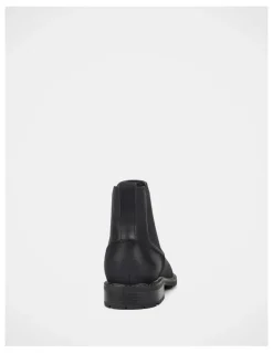 Hush Puppies League Boots In Black
