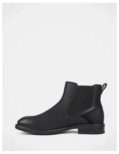 Hush Puppies League Boots In Black
