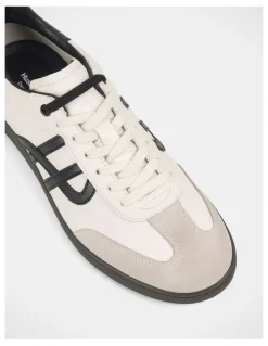 Hush Puppies Trackside Sneakers in White
