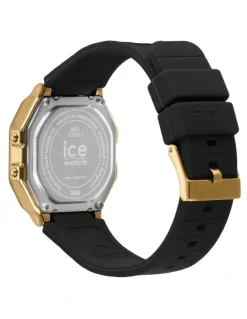 ICE-Watch Digit Retro Watch in Black Gold
