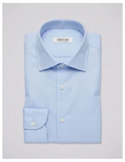 Institchu Carroll Blue Textured Cotton Shirt