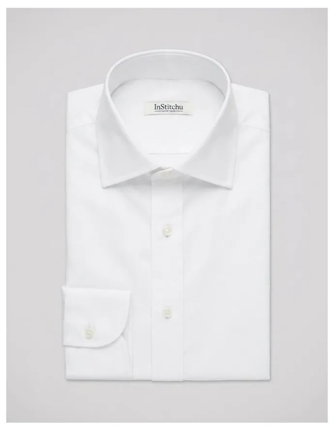 Institchu Connelly White Cotton Shirt