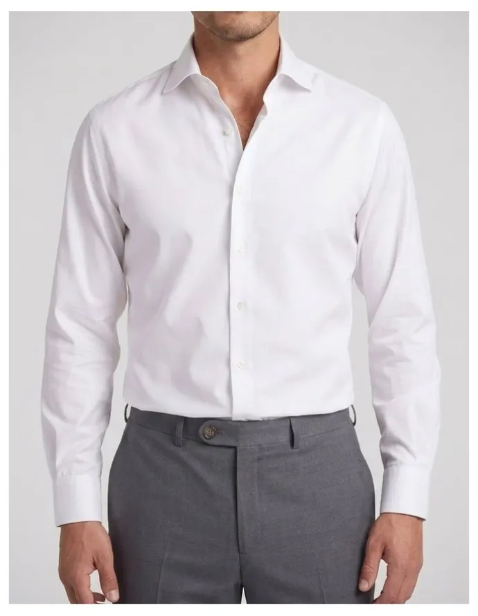 Institchu Connelly White Cotton Shirt