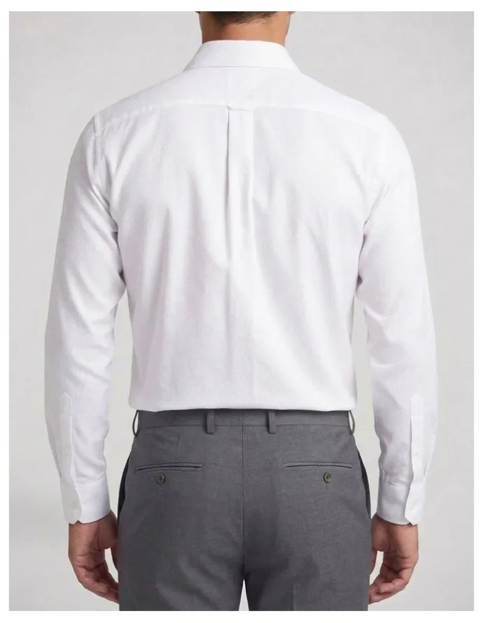 Institchu Hunt White Diamond Cotton Shirt