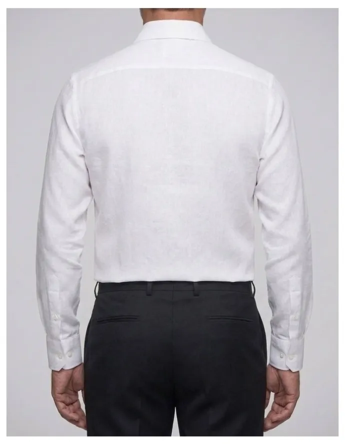 Institchu Kailua White Linen Shirt