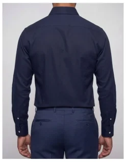 Institchu Marco Navy Twill Cotton Shirt