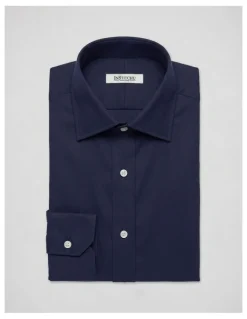Institchu Marco Navy Twill Cotton Shirt