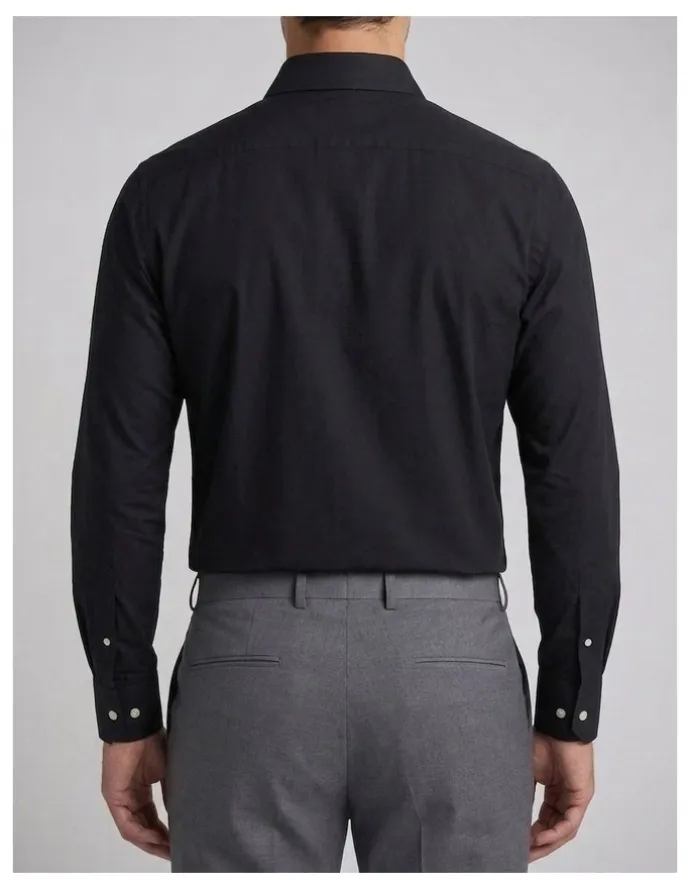 Institchu Marconi Black Cotton Shirt