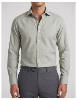 Institchu Whitman Grey Cotton Shirt