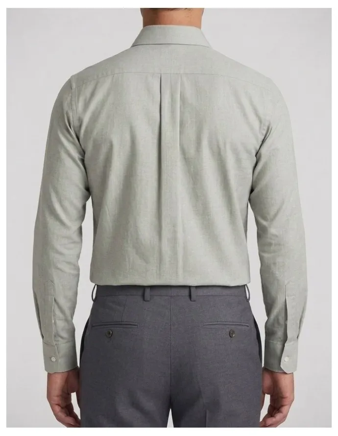 Institchu Whitman Grey Cotton Shirt