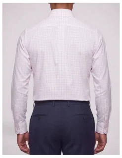 Institchu Wilde Pink Windowpane Cotton Shirt