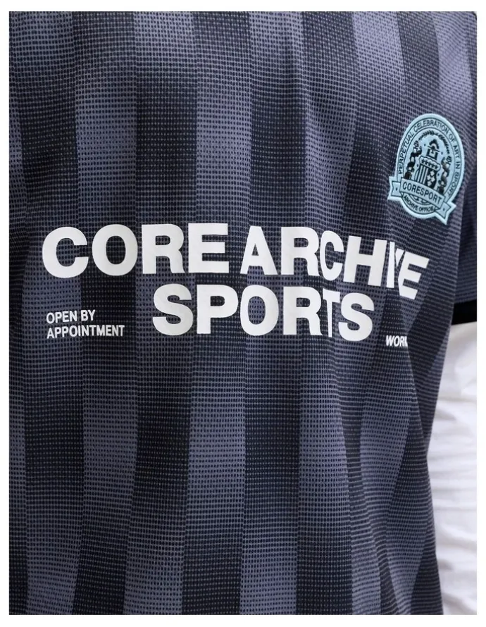Jack & Jones Breeze Football Mesh T-shirt in Blue