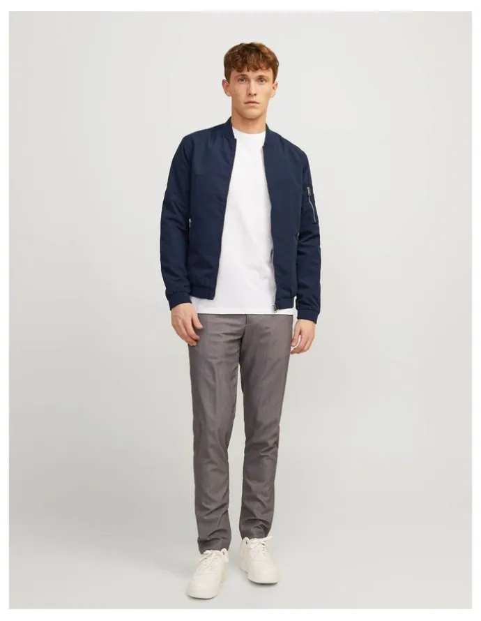 Jack & Jones Bomber Jacket in Blue