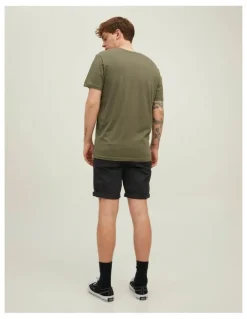 Jack & Jones Bowie Stretch Chino Shorts in Black