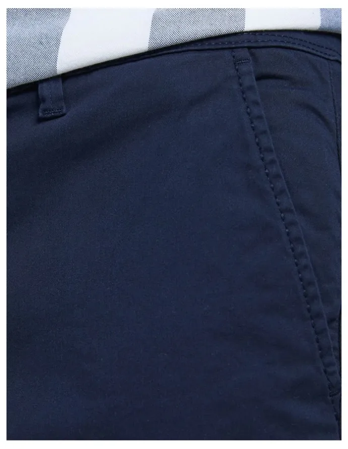 Jack & Jones Bowie Stretch Chino Shorts in Navy
