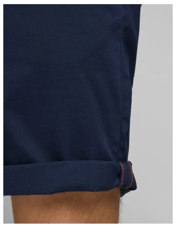 Jack & Jones Bowie Stretch Chino Shorts in Navy