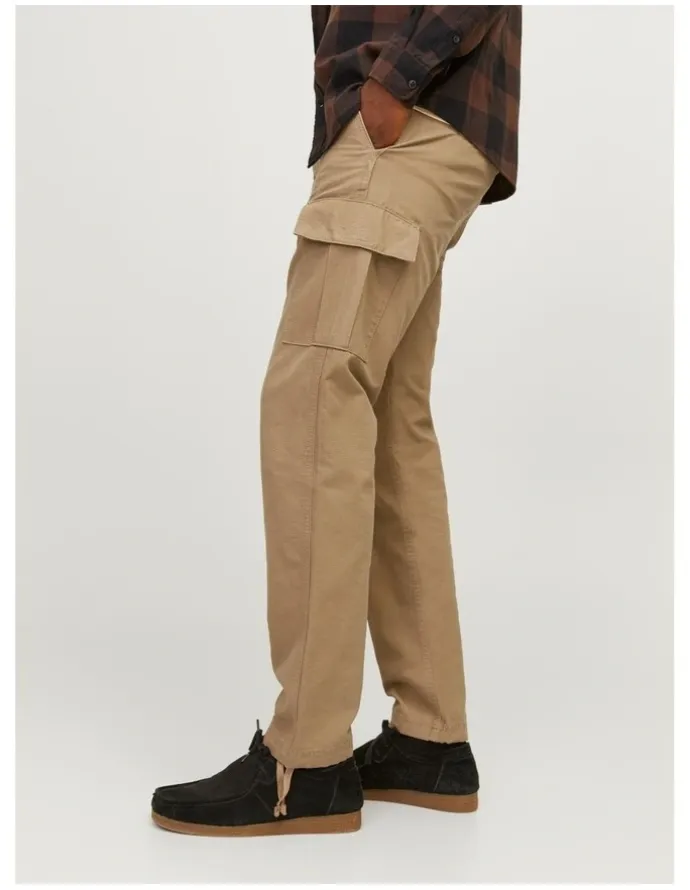 Jack & Jones Cargo Pant in Beige