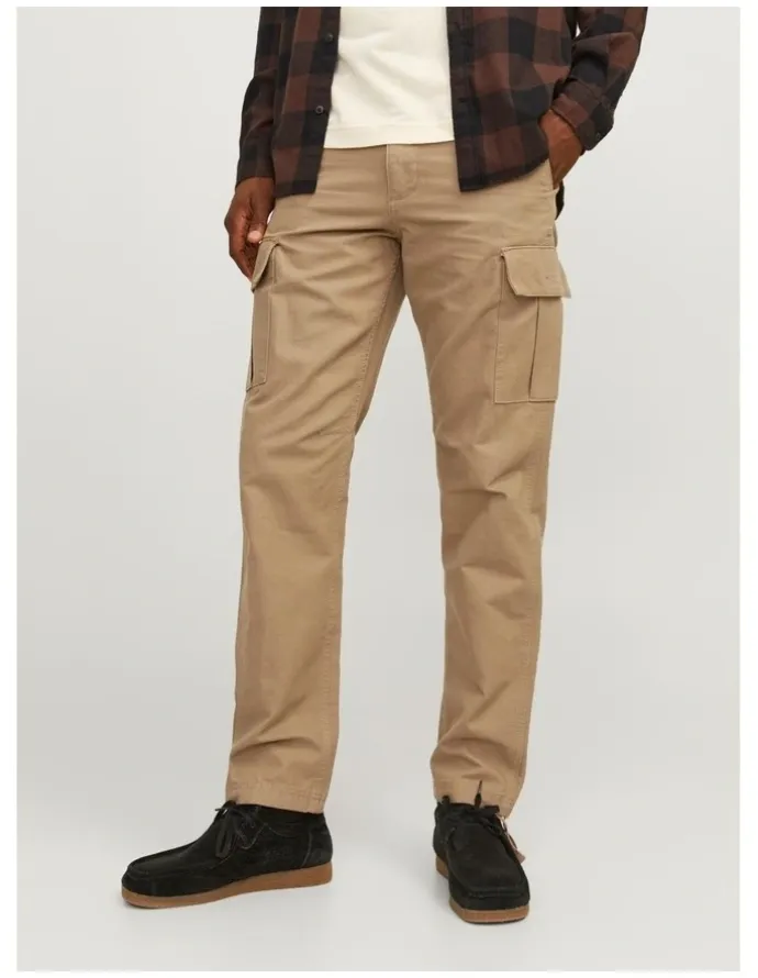 Jack & Jones Cargo Pant in Beige