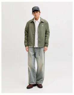 Jack & Jones Catskills Coach Jacket in Green