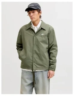 Jack & Jones Catskills Coach Jacket in Green