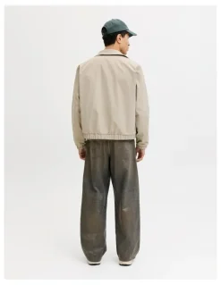 Jack & Jones Catskills Harrington Jacket in Cream