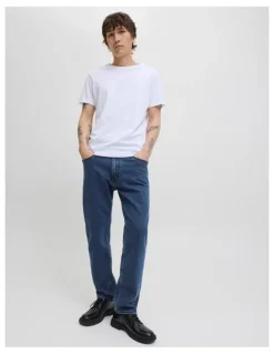 Jack & Jones Clark Evan Regular Fit Jeans in Blue
