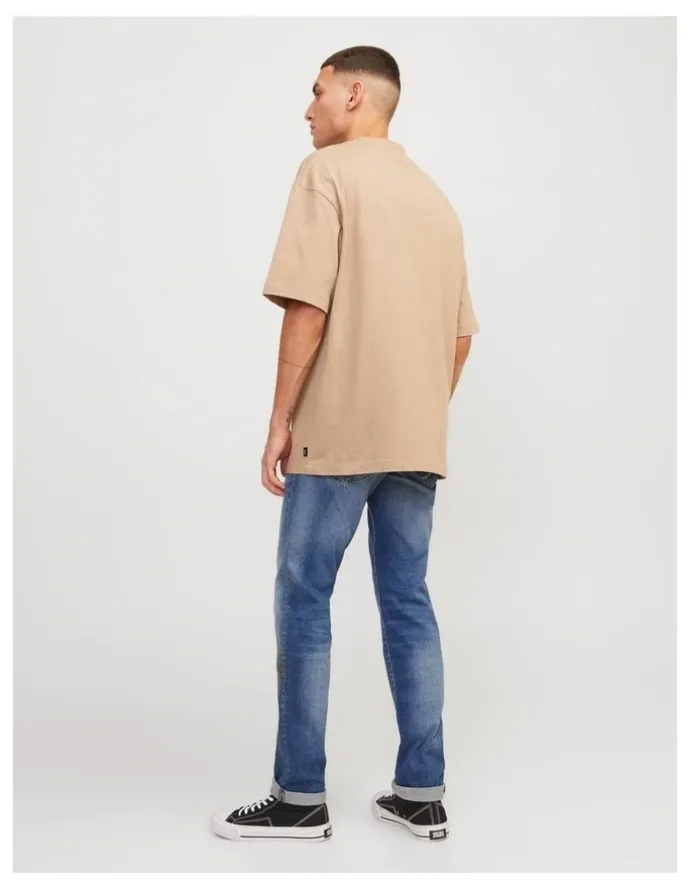 Jack & Jones Glenn 357 Super Stretch Slim Jeans in Blue Denim