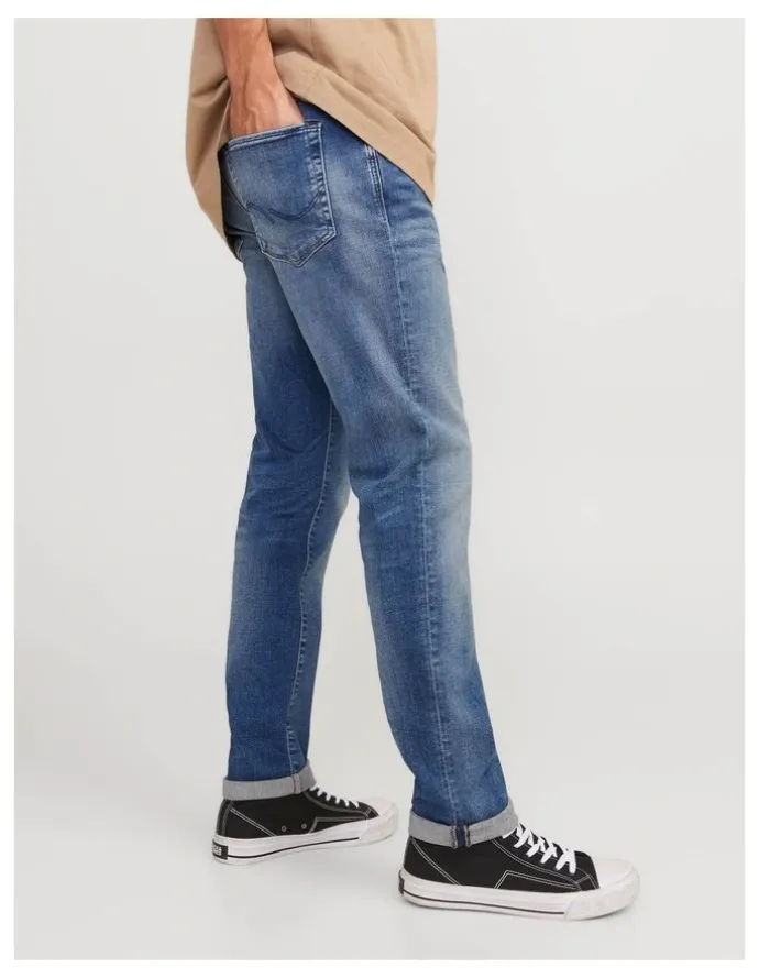 Jack & Jones Glenn 357 Super Stretch Slim Jeans in Blue Denim