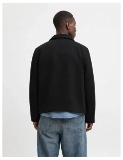 Jack & Jones Harris Short Coat in Black