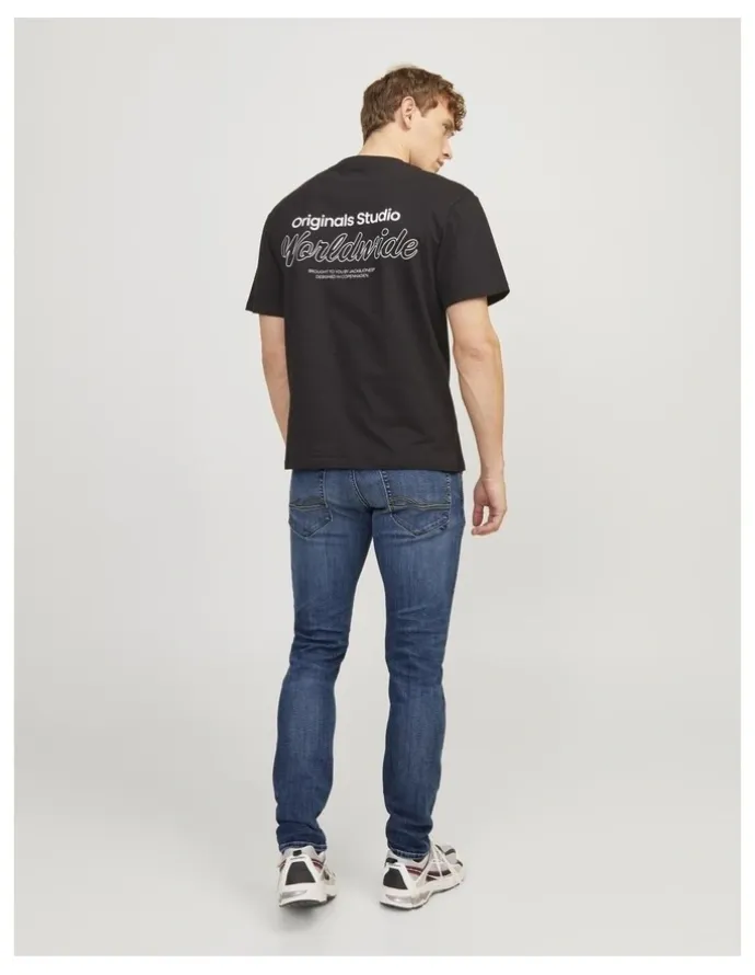 Jack & Jones Iglenn Fox 50Sps Cb 036 Slim Jeans in Blue
