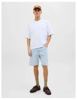 Jack & Jones Jjitony Jjoriginal Denim Shorts in Blue