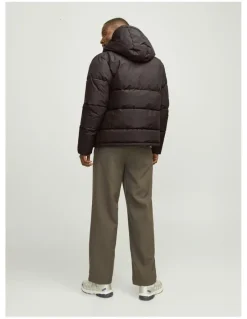 Jack & Jones Jjworld Puffer Jacket in Mulch