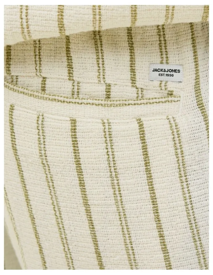 Jack & Jones JPSTJAIDEN COBA Stripe Jog Shorts in Cedar