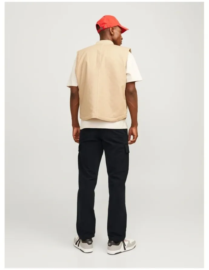Jack & Jones Kane Barkley Cargo Pant in Black