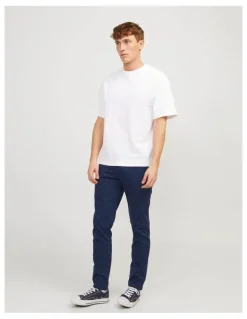 Jack & Jones Marco Bowie Slim Chino Pants Navy Blazer