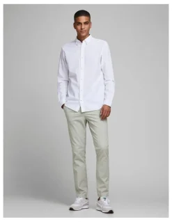 Jack & Jones Marco Bowie Slim Chino Pants in Beige