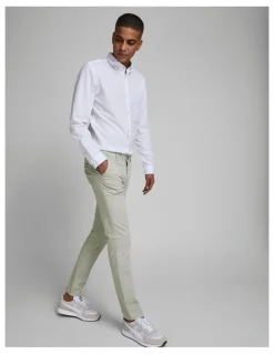 Jack & Jones Marco Bowie Slim Chino Pants in Beige