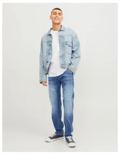 Jack & Jones Mike Original 411 Comfort Fit Jean Blue Denim