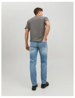 Jack & Jones Mike Original Organic Cotton Jeans in Blue Denim