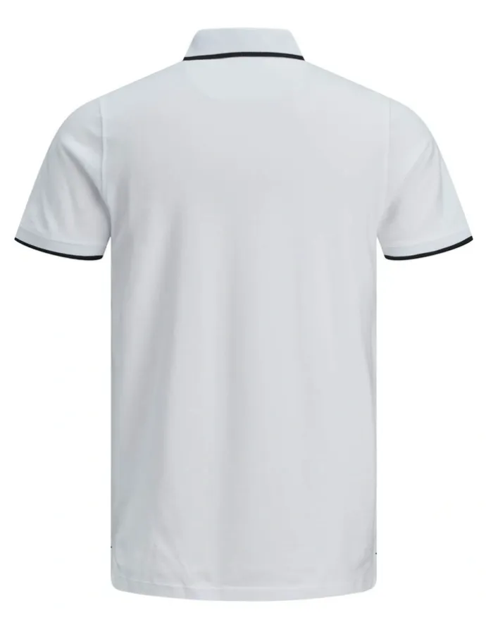 Jack & Jones Paulos Short Sleeve Polo in White