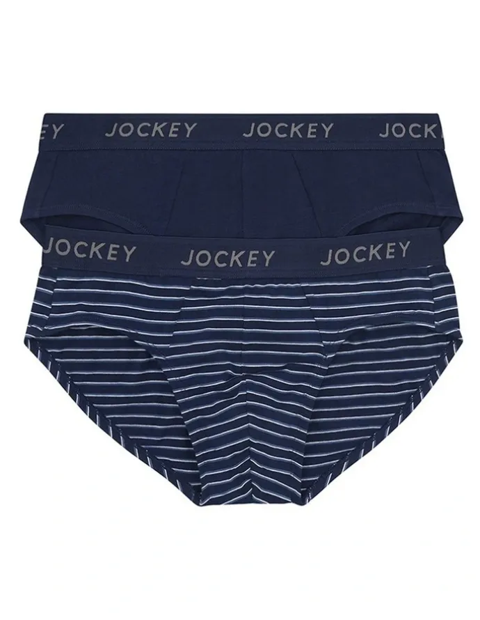 Jockey Comfort Classics Brief 2 Pack in Deepest Navy